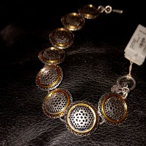 Lucky Brand Two-toned Shields bracelet